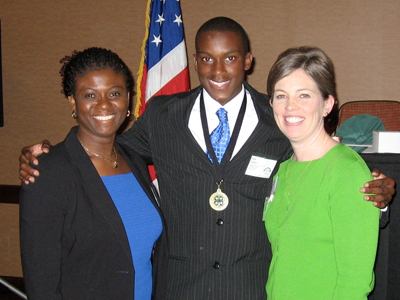 Sochi Nzewi, Josh Nzewi, and April Bowman